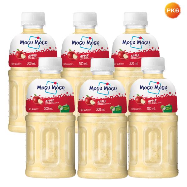 mogu mogu apple juice 25 with nata de coco 300 ml pack of 6 product images orv1s8zxr7k p596780696 0 202212291907