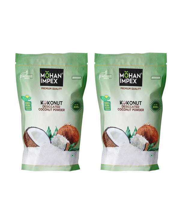 mohan impex desiccated coconut powder 300 gm pouch pack of 2 product images orv21ivwnaa p593957371 0 202209222047