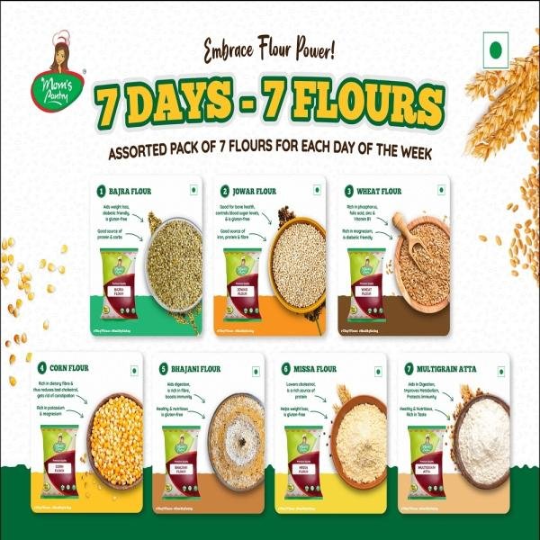 Mom’s Pantry-7 Day 7 Flour – Assorted Value Pack – pack of 3.5kg