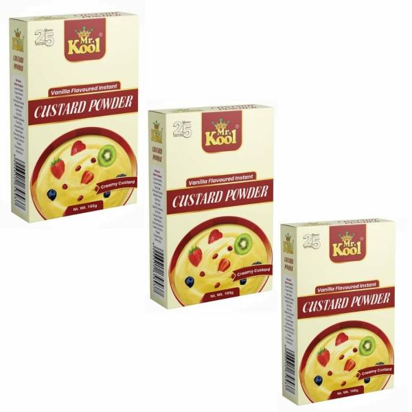 mr kool custard powder golden vanilla flavor pure veg 300 gm 100 gm x 3 pack product images orvyteehnjf p597015966 0 202301071758