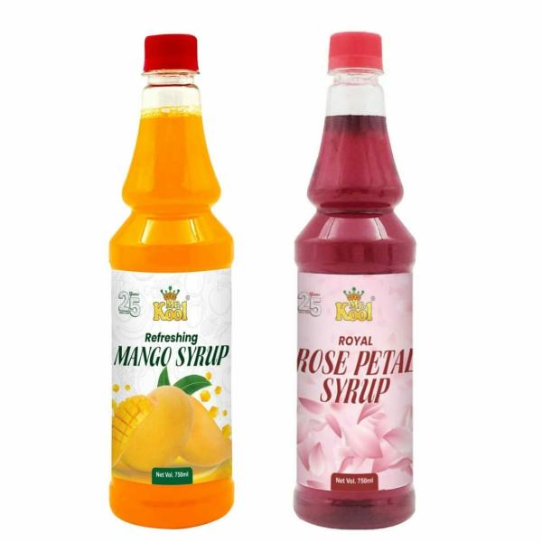 mr kool premium refreshing mango rose petals syrup sharbat 750ml each pack of 2 product images orvj8imi6ny p597014927 0 202301071742