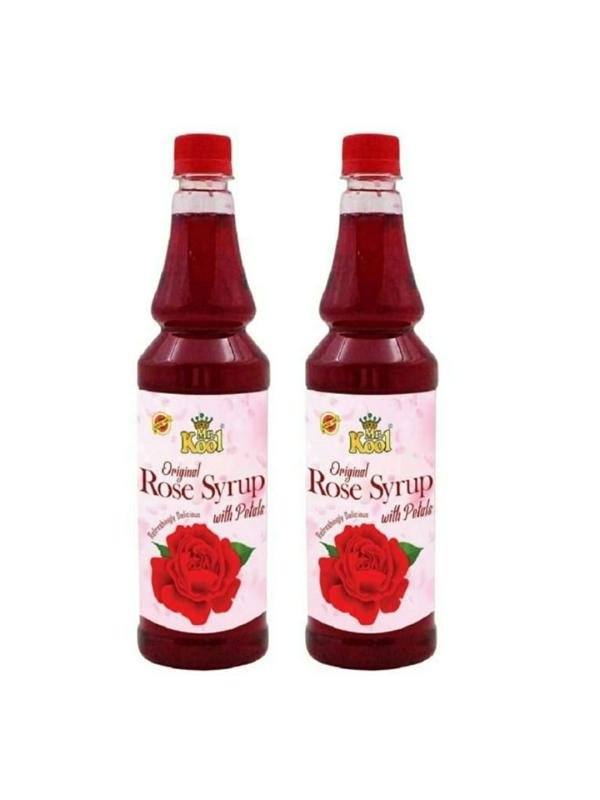 mr kool premium rose syrup with petals for falooda ice cream sharbat 750ml each rose sharbat 1 5l product images orvy0uhm16k p597014571 0 202301071734