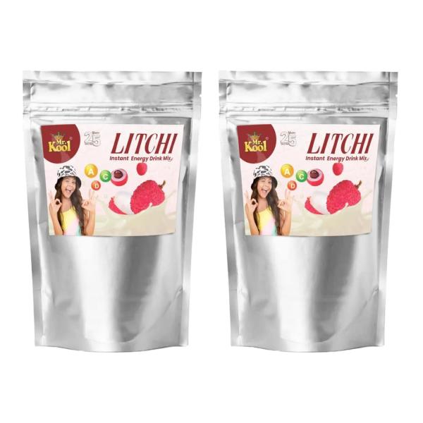 mr kool refreshing litchi flavor instant drink powder 400 gm x 2 pack of 2 product images orv2erdyrf2 p597007711 0 202301071446