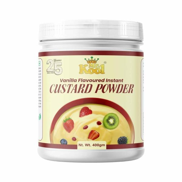 mr kool vanilla flavor custard powder used for fruit custard salad pudding authentic delicious vanilla flavor to make creamy custard recipes 400 gm jar product images orvigtasfsa p597016188 0 202301071801