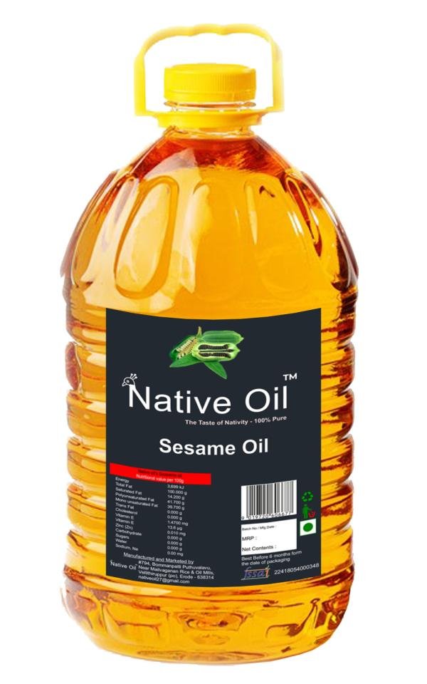 native oil sesame gingelly oil 5l product images orv7lnzptud p591580075 0 202205250808