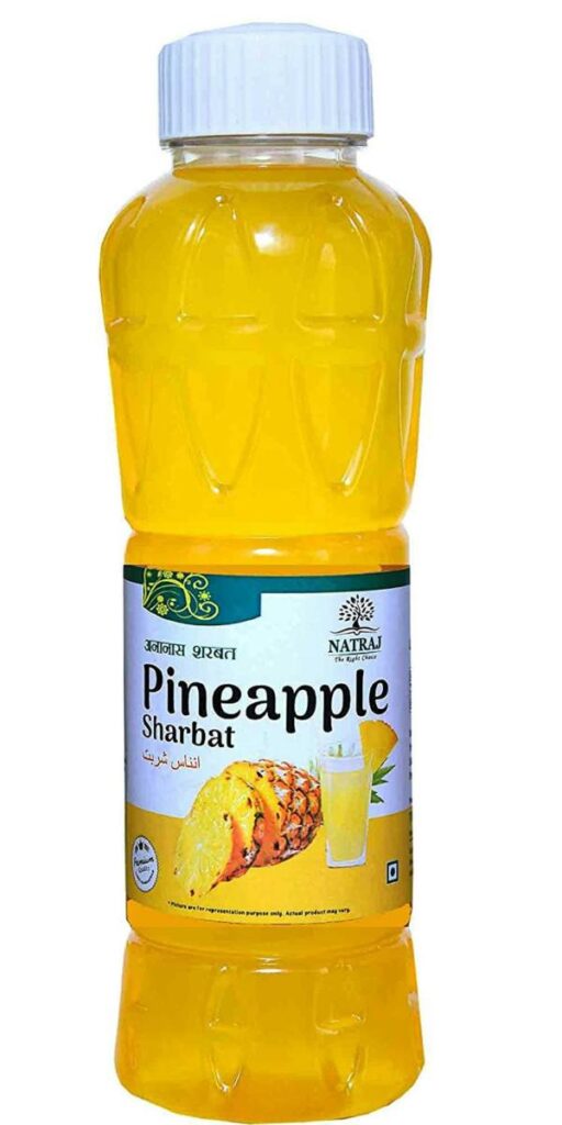 natraj the right choice pineapple sharbat 1000 g product images orviics18eh p594325432 0 202210071738