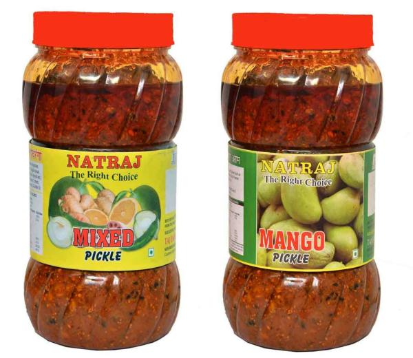 natraj the right choice punjabi achaar mix pickle and mango pickle 1 kg each pack of 2 product images orvwyntjo6u p594412124 0 202210111903