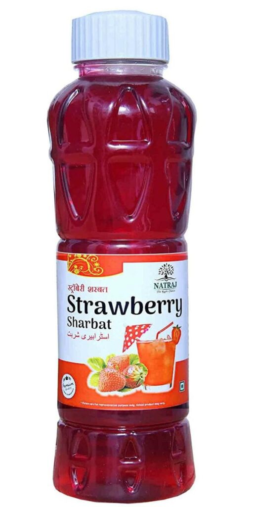 natraj the right choice strawberry sharbat syrup 750 ml product images orv48lelxjm p594412382 0 202210111921