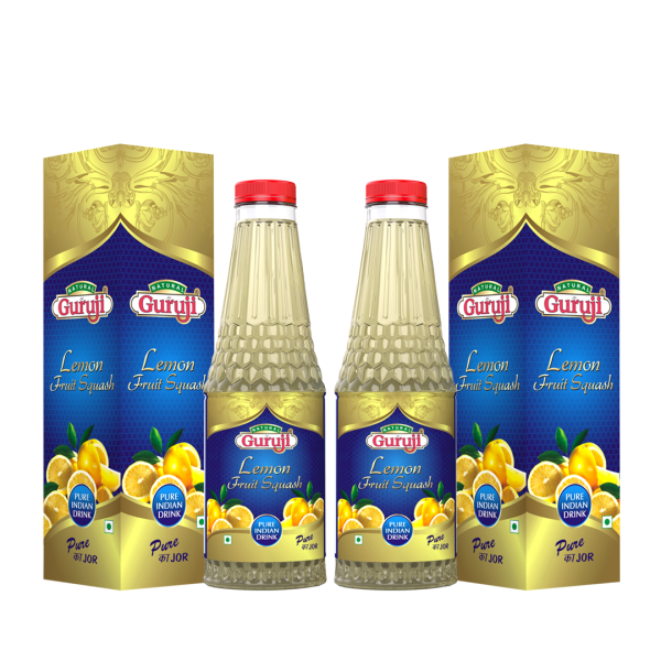 natural jai guruji lemon fruit squash syrup each 750ml pack of 2 product images orvpejbobgn p592122642 0 202206201045