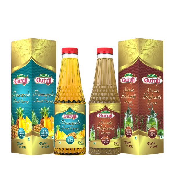 natural jai guruji pinepple masala shikanji fruit syrup each 750ml pack of 2 product images orv646h7joq p593457751 0 202208262233