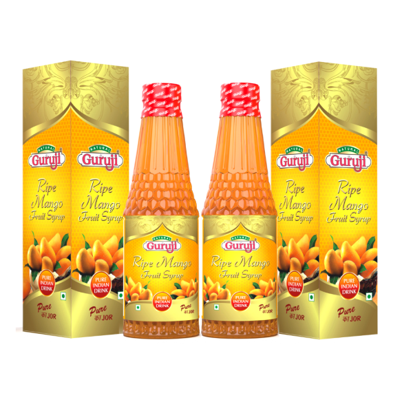 natural jai guruji ripe mango fruit syrup each 750ml pack of 2 product images orvmfoyj0uo p591964481 0 202206061718