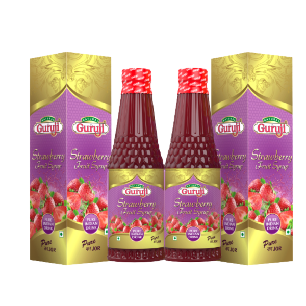 natural jai guruji strawberry fruit syrup each 750ml pack of 2 product images orvkkyayv8n p592007859 0 202206091108