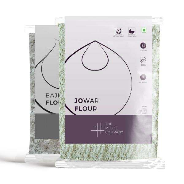 natural millet flour combo pack of 2 each 250g jowar bajra product images orv8coax4bo p593499254 0 202208272110