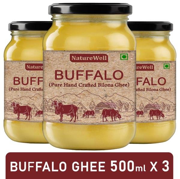 naturewell combo pack of buffalo ghee made by hand churned bilona method rich taste aroma product images orvdz2jmrd6 p596065727 0 202212051123