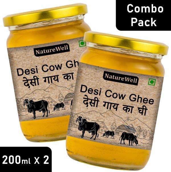 naturewell twin pack of desi cow ghee hand made by bilona traditional method rich in taste aroma product images orviuwnedza p596067325 0 202212051154