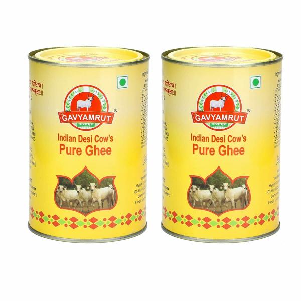 nav gavyamrut 100 pure handmade indian desi cow s pure ghee 500ml pack of 2 product images orvvuiginmv p593789421 0 202209152104