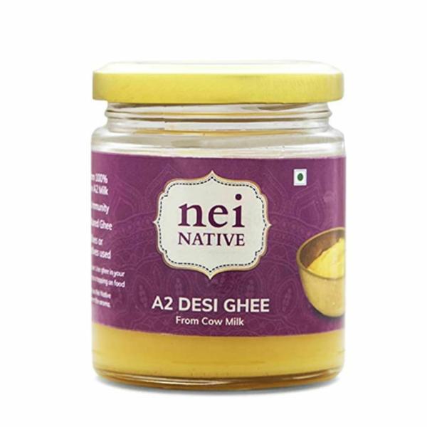 neinative a2 ghee bilona method ghee a2 cow desi ghee a2 cow ghee pure cultured desi cow ghee pure ghee glass bottle bilona ghee better digestion and immunity everyday ghee 1000 ml product images orvxc3hjstb p598221530 0 202302081310