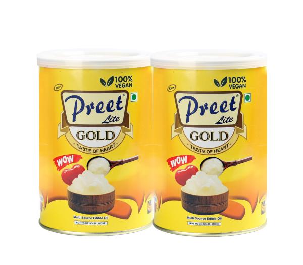 new preet lite gold 100 vegan multi source edible cooking medium better than ghee new preet lite gold 100 vegan multi source edible oil 1lx1l 2 litre pack product images orv5hofh9va p595316189 0 202211251404