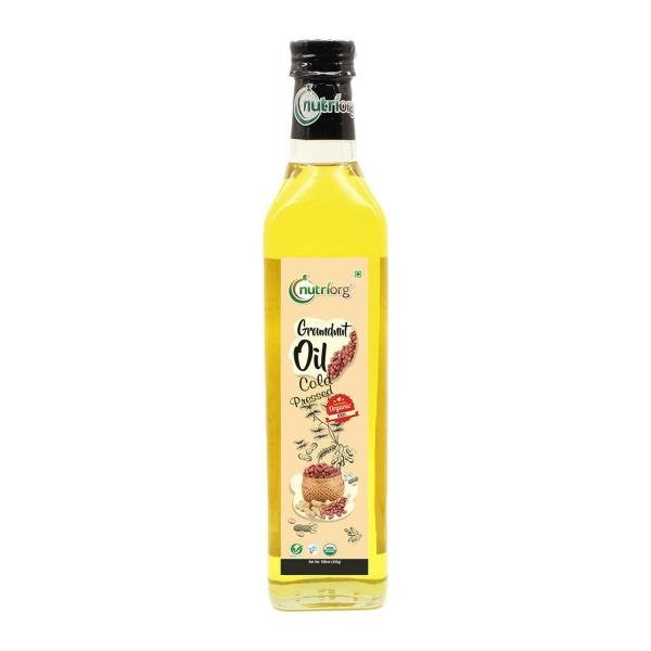 nutriorg certified organic groundnut oil 500ml glass bottle product images orv8k64xwle p591753531 0 202205310730