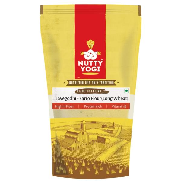 nutty yogi organic jave godhi farro long wheat atta khapli wheat 500g product images orvwft2au69 p596075042 0 202212051646