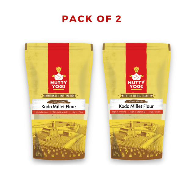 nutty yogi organic kodo millet flour 500g each pack of 2 product images orvrfd3idas p596073510 0 202212051559 1