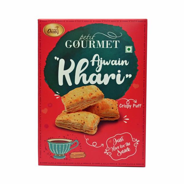 oasis baklawa ajwain khari tasty crunchy and delicious with plain flavoured khari vegetarian jeera khari for tea time snacks gifting 200 grams pack 02 product images orv56ucnonq p598734944 0 202302241143