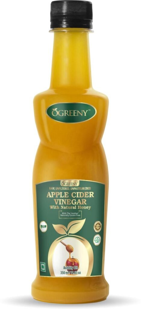 ogreeny apple cider vinegar with organic honey 350 ml pack of 1 product images orvll2jznzu p594710291 0 202210210034