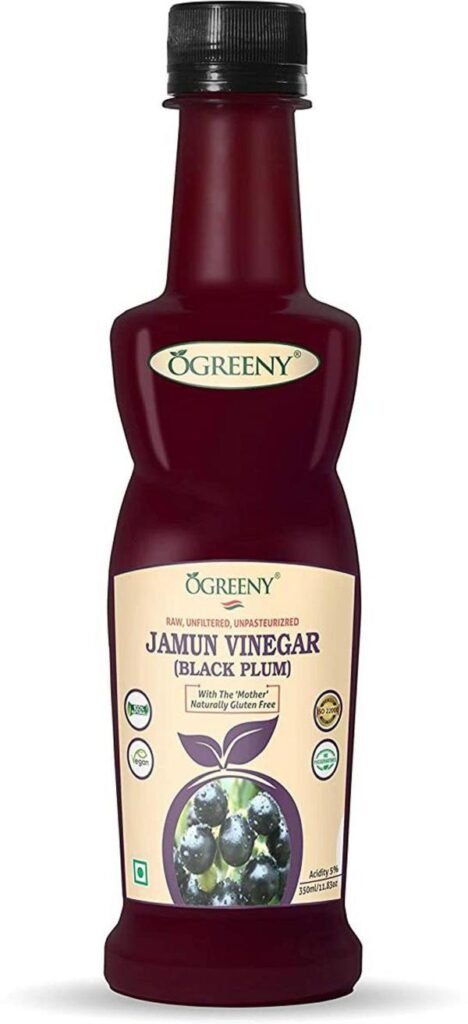 ogreeny jamun organic vinegar with mother 350 ml pack of 1 product images orvgiygapxv p594705340 0 202210202204