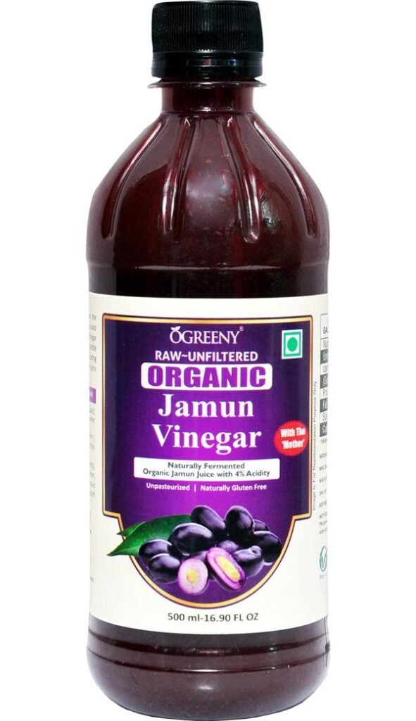 ogreeny organic jamun vinegar with mother vinegar 500 ml pack of 1 product images orvfesbzdgo p594697868 0 202210201840