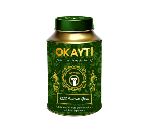 okayti 1888 imperial green darjeeling green tea 100 gm 100 organic premium green tea leaves rich in antioxidants polyphenols product images orvilzwyfxw p596496315 0 202212200936