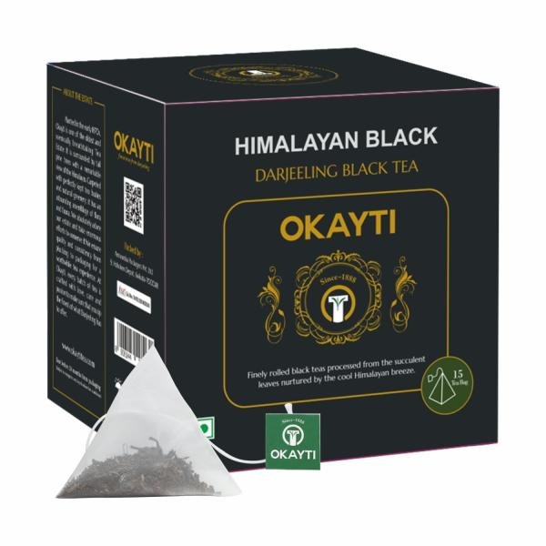 okayti himalayan black pyramid tea bags 15 black tea bags improve digestion minimize stress levels organic darjeeling tea product images orv3xgoudop p598703564 0 202302231336