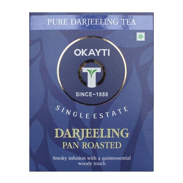 okayti pan roasted darjeeling tea pack of 1 500 gm 100 organic and pure single estate tea product images orvpulsw01a p596269047 0 202212101606