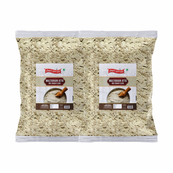 okhli musal brand banjara bejad chapati multigrain mix grain whole grain mix flour atta no wheat no barley gluten free 480g 240g 2pkt product images orvbudcjipe p596640087 0 202301301359