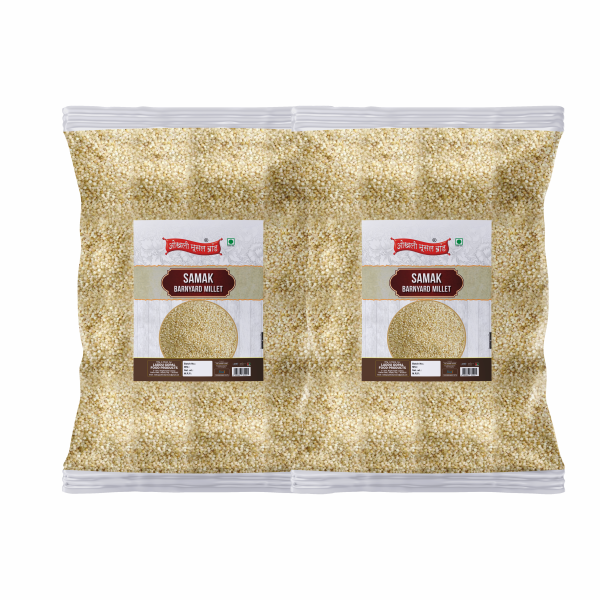 Okhli Musal Brand Barnyard Millet/Samak Rice/Samo|Sama Seeds|Helps to Control Blood Sugar Levels|Gluten Free-3960g(1980g*2Pkt)