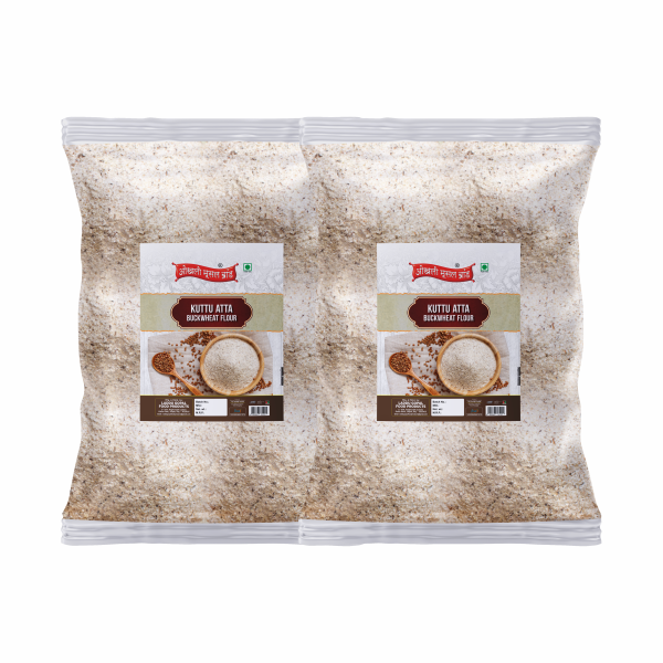 okhli musal brand bharmaur kuttu buckwheat atta flour vrat upwaas fast flour kutti no daro flour 3960g 1980g 2pkt product images orv5foddlsa p596558508 0 202301301224