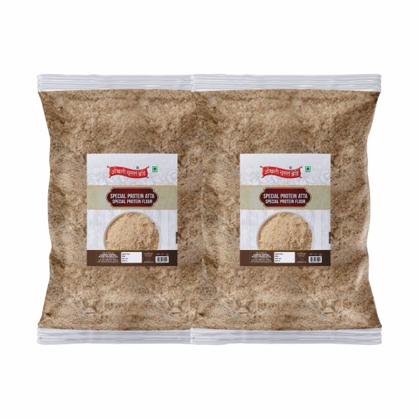 okhli musal brand delhi sultanate secrete special protein atta flour stone ground flour atta super food 1960g 980g 2pkt product images orv3eqmqox7 p596641420 0 202301301339