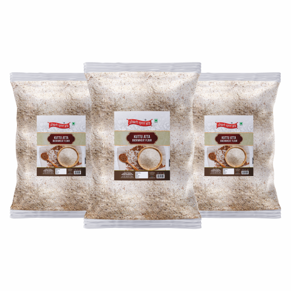 okhli musal brand jammu phapar kuttu buckwheat atta flour vrat upwaas fast flour paprai flour 2940g 980g 3pkt product images orv6xouimpv p596558388 0 202301301210