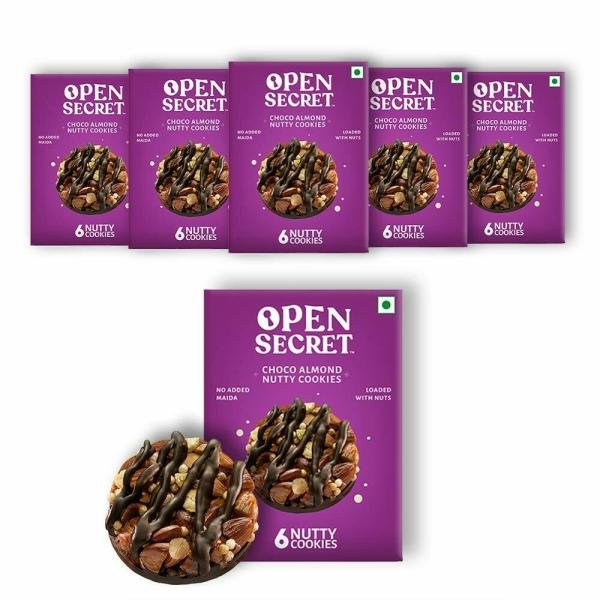 open secret choco almond cookies box pack combo pack of 6 product images orvb1fyt5rc p594878896 0 202210281843