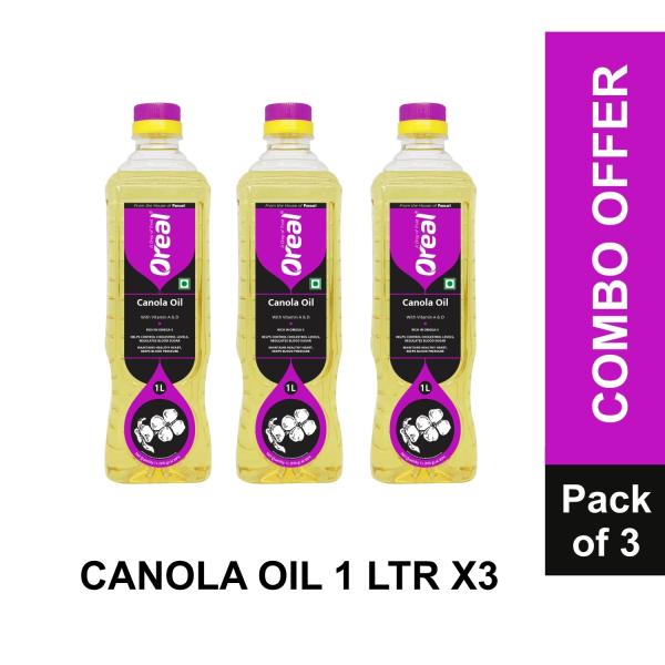 oreal canola oil for all ages rich in omega 3 preservative free cooking oil 1 liter pack of 3 product images orva9lj6kld p595933046 0 202212011846