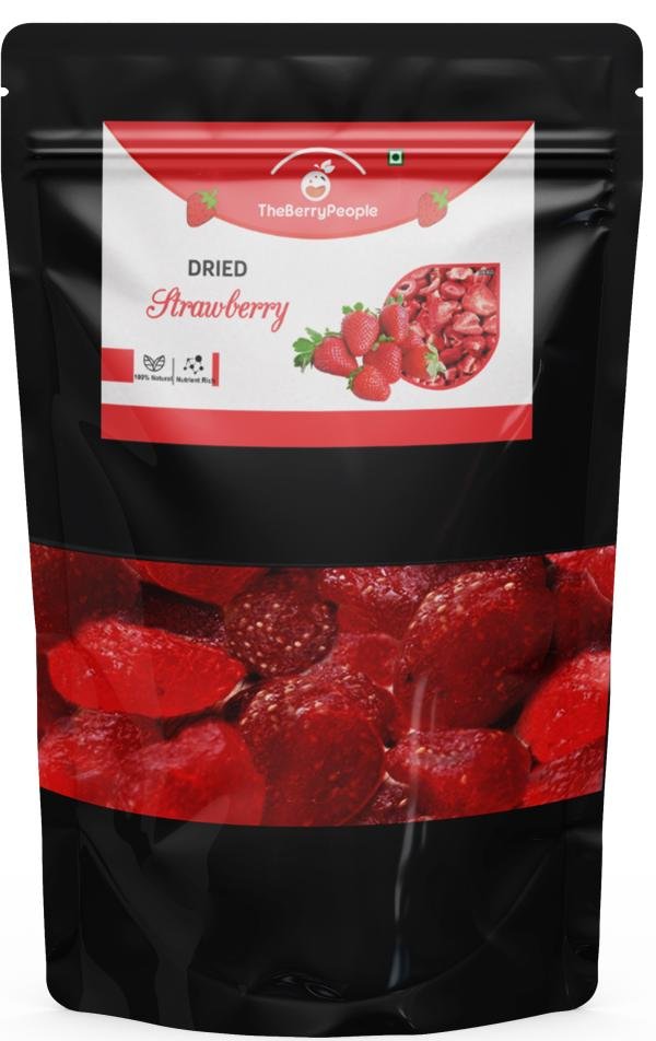 organic dry strawberry without sugar gluten free vegan rich in vitamin a calcium and iron superfood by the berry people product images orvu0fmsi9o p594252117 0 202210040443