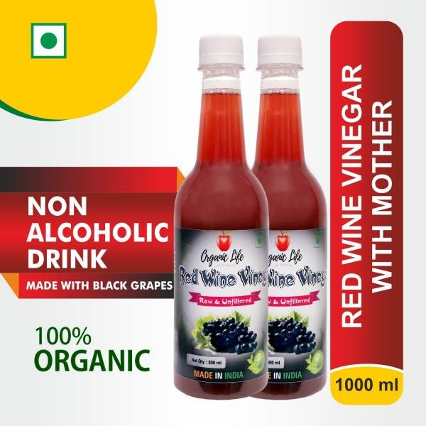 organic life red wine vinegar with mother pack of 2 product images orvrvi95vpe p593955856 0 202209222003