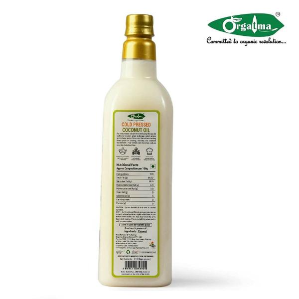 orgatma cold pressed coconut oil 1000 ml pack of 4 product images orvjklcygod p592275279 0 202206300947