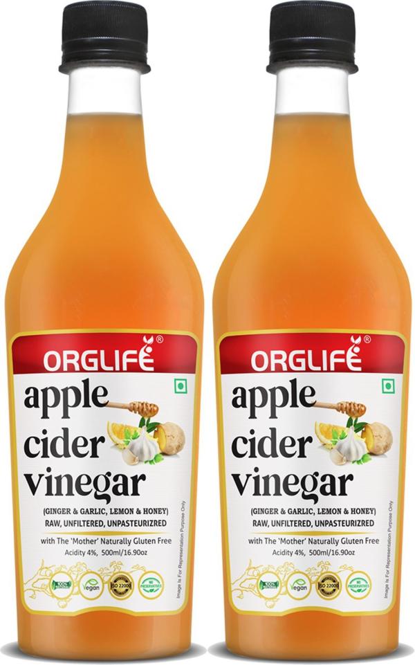 orglife apple cider vinegar with garlic ginger lemon honey 500 ml each pack of 2 product images orvskyg7ury p594704017 0 202210202135