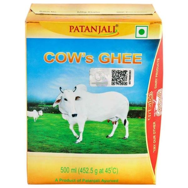 patanjali cow ghee 500 ml carton product images o491249531 p491249531 0 202203152254
