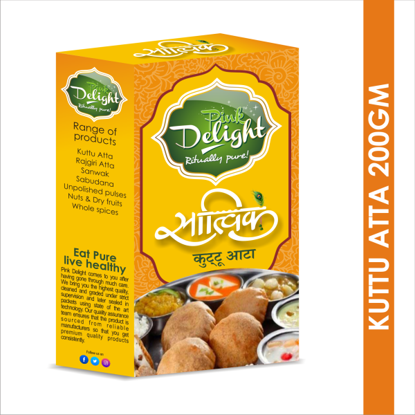 pink delight 100 pure kuttu atta buckwheat flour 400 gm 200gm x 2 pack product images orvqvkg17xp p594328562 0 202210072030