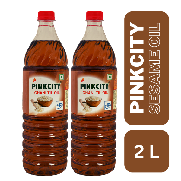 pinkcity kachi ghani sesame oil 2 litres til oil gingelly oil 1 litre x 2 pack of 2 product images orv7iwmok3m p597908822 0 202301271607