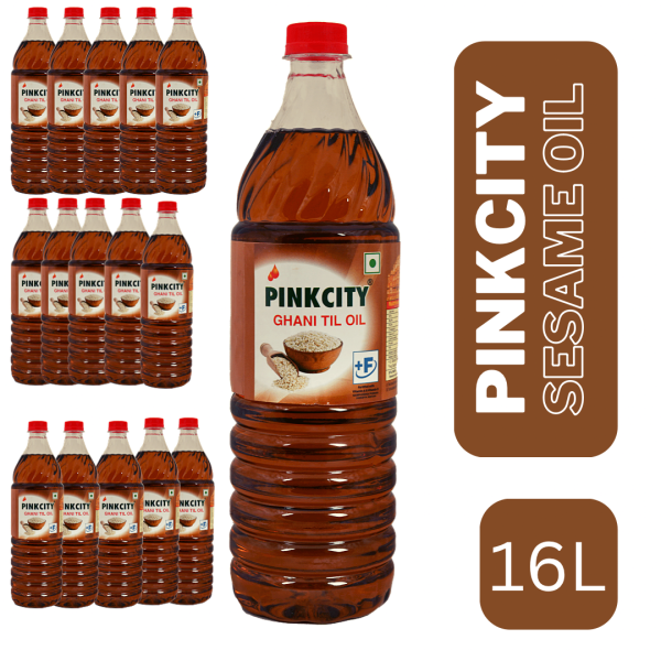 pinkcity sesame oil 1ltr x 16 bulk pack wood pressed til oil gingelly oil product images orvt8gtxced p598464226 0 202302170830