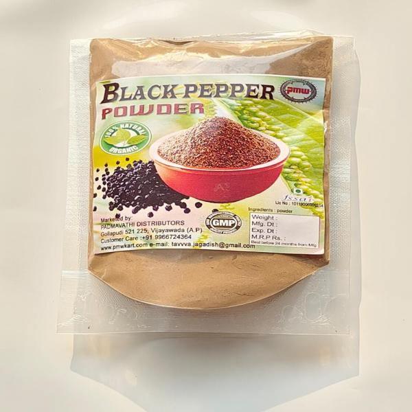 pmw grade a quality black pepper powder miryala podi kali mirch powder 100 grams product images orv7lm7ek3e p591769688 0 202205311625