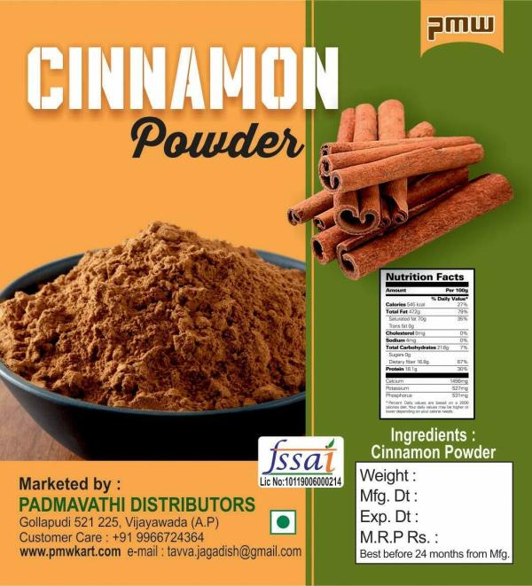 pmw grade a quality cinnamon stick powder from farms of kerala dalchini spice powder 100 grams product images orvmktloctb p591731613 0 202205301802