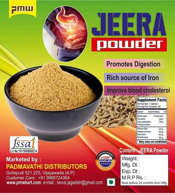 pmw natural cumin powder jeera powder fresh indian spice jilakara zeera 100 grams product images orvcuzjjmpc p591742937 0 202205310053